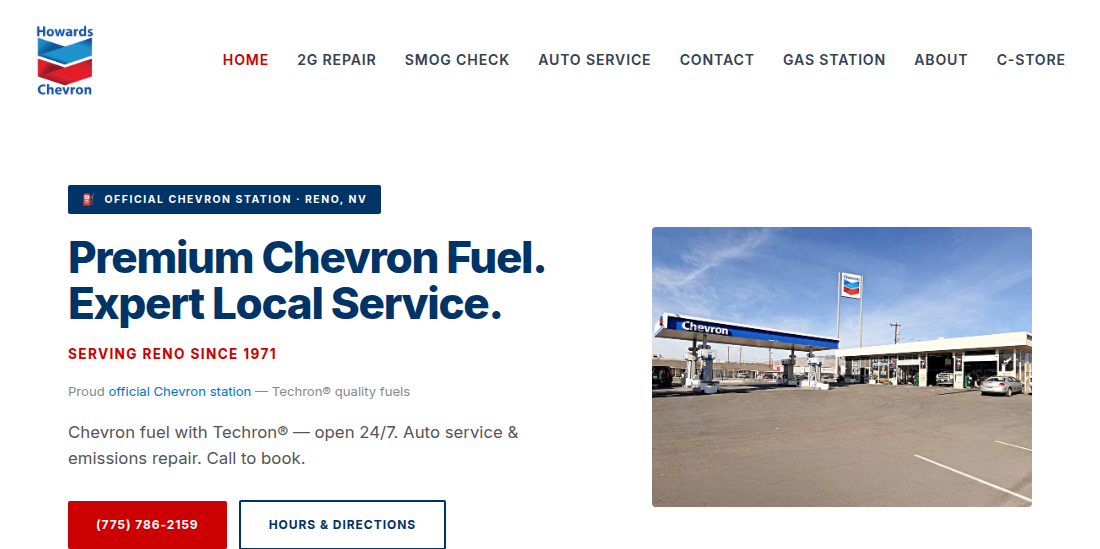 Howards Chevron production site
