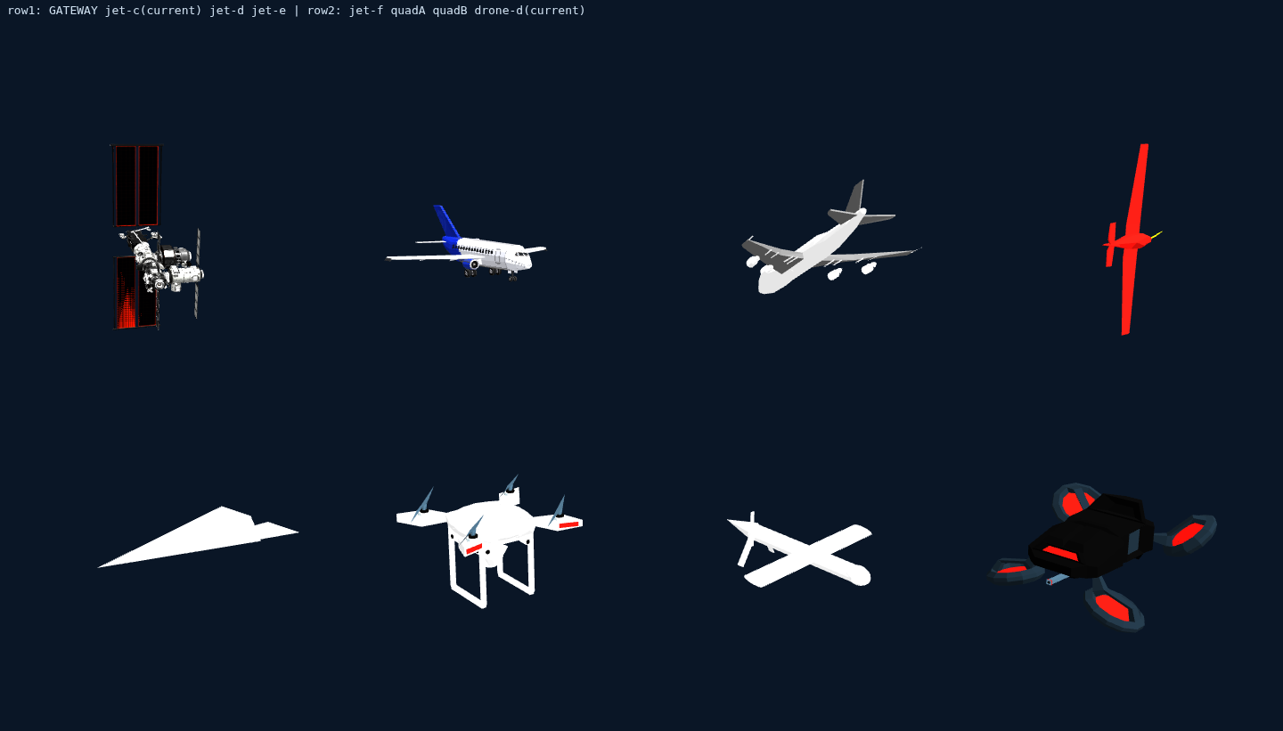 3D model candidate catalog